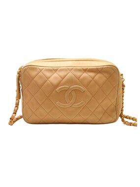 Chanel Quilted Lambskin Chain Shoulder Bag